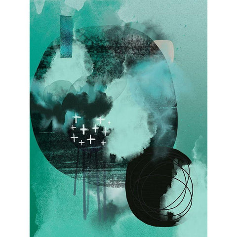 Still Tones Black Modern Wood Framed Art Print by Urban Epiphany