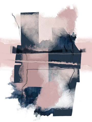 Juxtaposed Reality 1 White Modern Wood Framed Art Print with Double Matting by Urban Epiphany