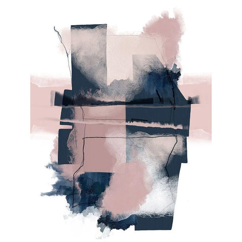 Juxtaposed Reality 1 Black Modern Wood Framed Art Print by Urban Epiphany