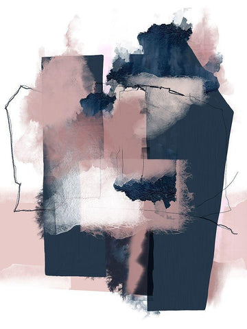 Juxtaposed Reality 2 Black Ornate Wood Framed Art Print with Double Matting by Urban Epiphany