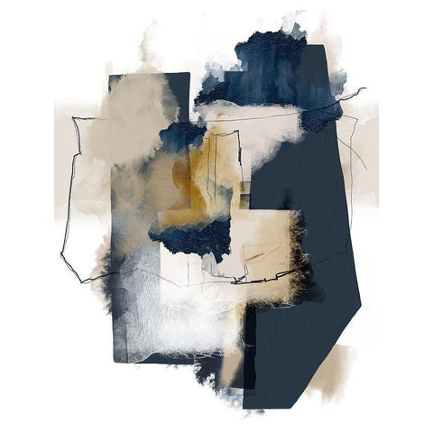 Unexpected Reality Neutral Tones Black Modern Wood Framed Art Print by Urban Epiphany