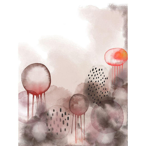 Harmonious Black Modern Wood Framed Art Print with Double Matting by Urban Epiphany