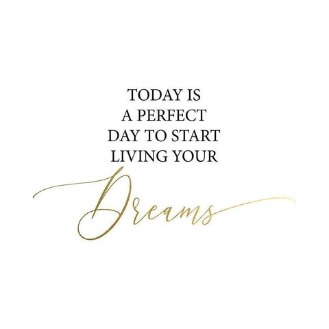 Today White Modern Wood Framed Art Print by Urban Epiphany