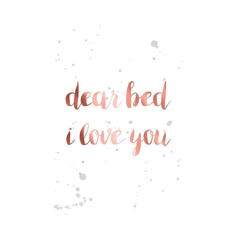 Rose Gold Inspirational Quotes 1 Black Modern Wood Framed Art Print with Double Matting by Urban Epiphany