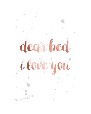 Rose Gold Inspirational Quotes 1 White Modern Wood Framed Art Print with Double Matting by Urban Epiphany