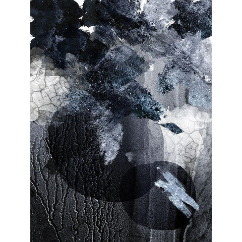Shattered Abstract 1 Gold Ornate Wood Framed Art Print with Double Matting by Urban Epiphany