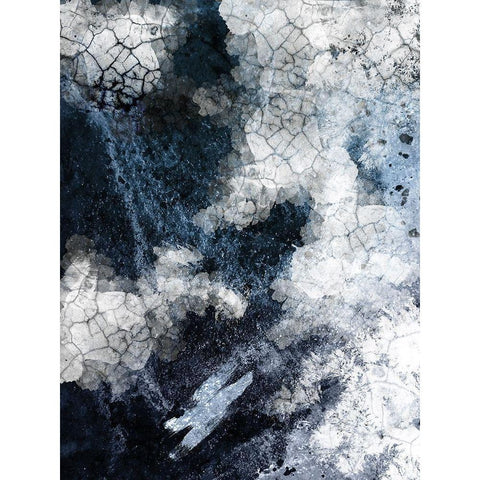 Shattered Abstract 2 White Modern Wood Framed Art Print by Urban Epiphany