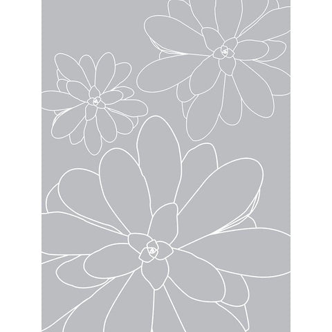 Black White Succulents Set of 2 White Modern Wood Framed Art Print by Urban Epiphany