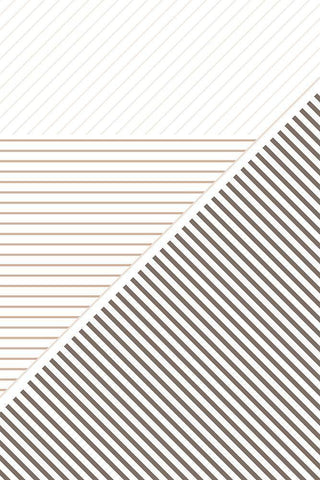 Modern Lines 1 White Modern Wood Framed Art Print with Double Matting by Urban Epiphany