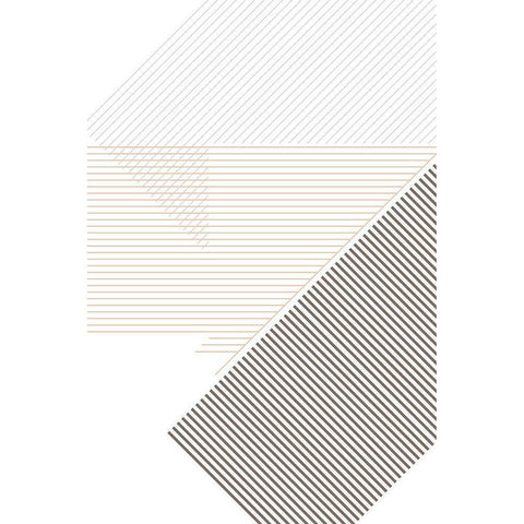 Modern Lines 2 Black Modern Wood Framed Art Print by Urban Epiphany