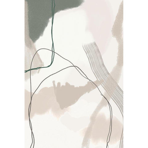 Poise White Modern Wood Framed Art Print by Urban Epiphany