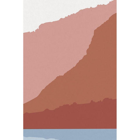 Canyon Views 3 Black Modern Wood Framed Art Print with Double Matting by Urban Epiphany