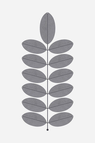 Iconic Mid Century 3 White Modern Wood Framed Art Print with Double Matting by Urban Epiphany