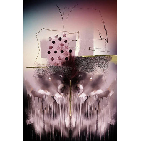 Analysis of Life 1 White Modern Wood Framed Art Print by Urban Epiphany