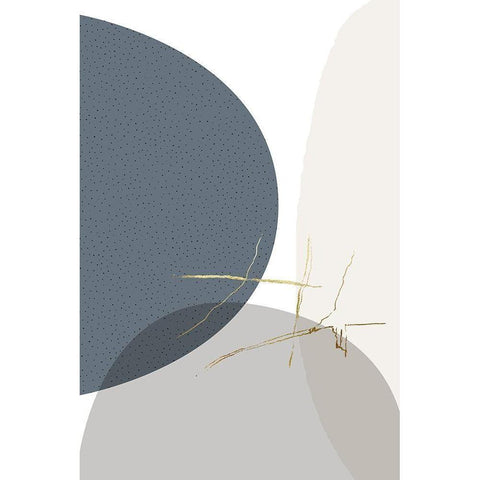 Neutral Tones 1 Black Modern Wood Framed Art Print by Urban Epiphany