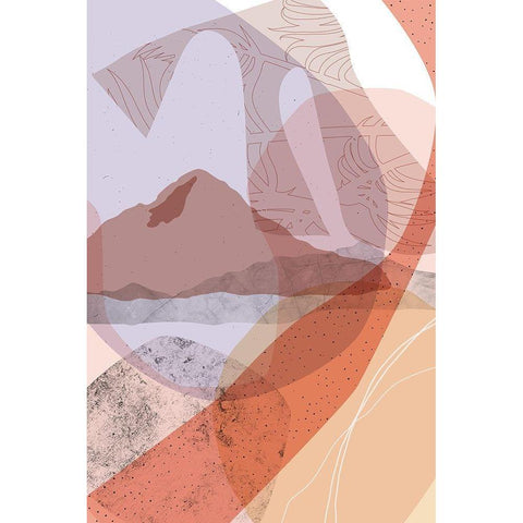 Dusty Desert 1 Gold Ornate Wood Framed Art Print with Double Matting by Urban Epiphany