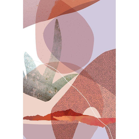 Dusty Desert 5 Black Modern Wood Framed Art Print with Double Matting by Urban Epiphany