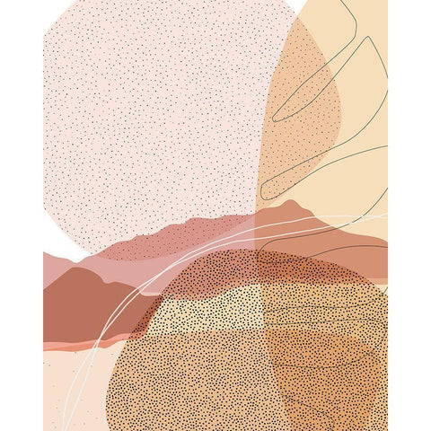 Moonless Desert 1 Gold Ornate Wood Framed Art Print with Double Matting by Urban Epiphany