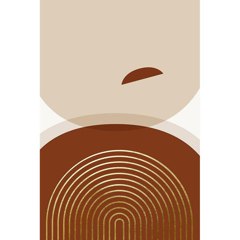 Mid Century Boho Minimalist 3 Black Modern Wood Framed Art Print by Urban Epiphany