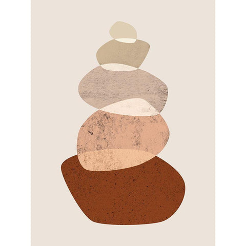 Mid Century Boho 1 White Modern Wood Framed Art Print by Urban Epiphany