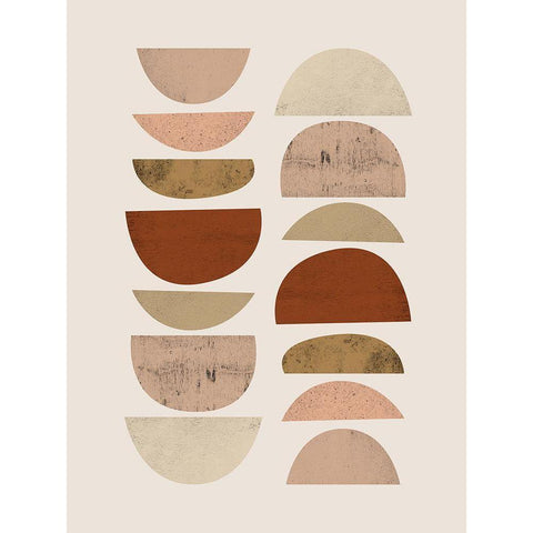 Mid Century Boho 2 White Modern Wood Framed Art Print by Urban Epiphany
