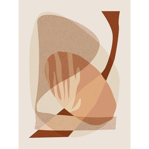 Mid Century Boho 6 Gold Ornate Wood Framed Art Print with Double Matting by Urban Epiphany