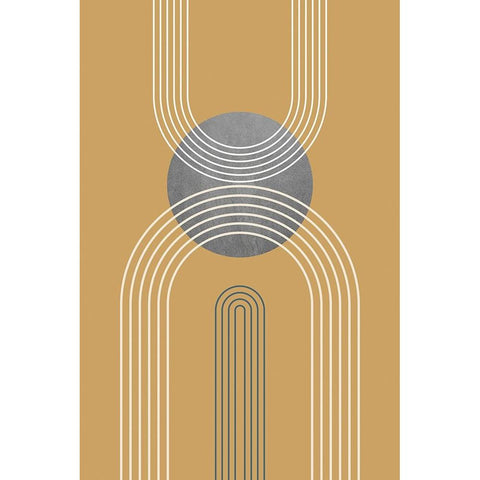 Mid Century Minimalist Boho 2 White Modern Wood Framed Art Print by Urban Epiphany