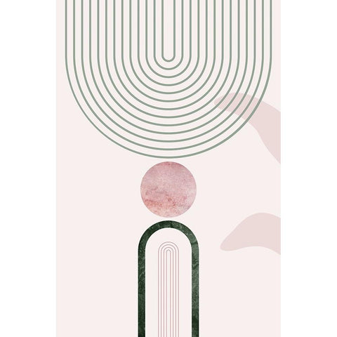 Mid Century Palm Springs 1 White Modern Wood Framed Art Print by Urban Epiphany