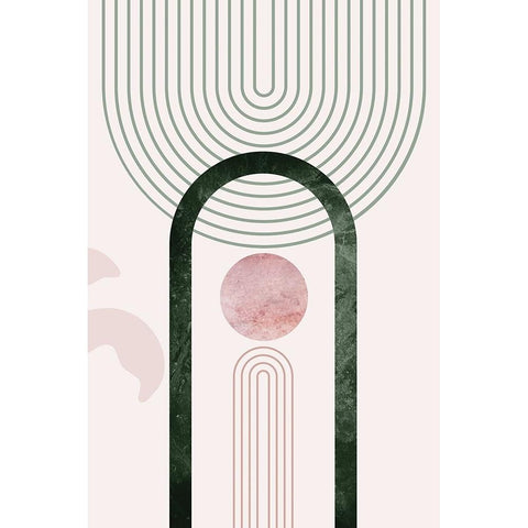 Mid Century Palm Springs 3 White Modern Wood Framed Art Print by Urban Epiphany