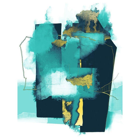 Juxtaposed Fantasy 2 Black Modern Wood Framed Art Print with Double Matting by Urban Epiphany