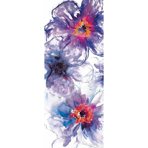 Morning Glory Gold Ornate Wood Framed Art Print with Double Matting by Brown, Victoria