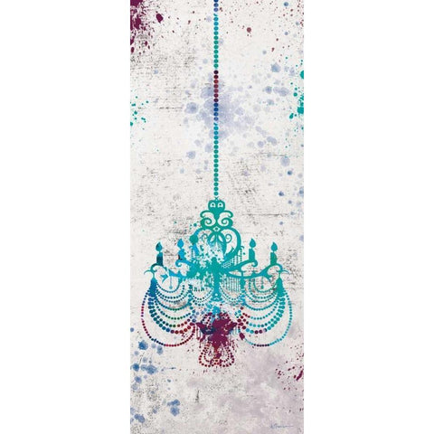 Multicolor 2 White Modern Wood Framed Art Print by Brown, Victoria