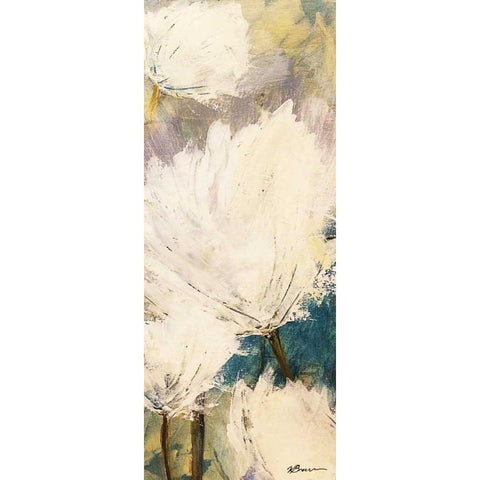 Floral Detonation 2 Gold Ornate Wood Framed Art Print with Double Matting by Brown,Victoria