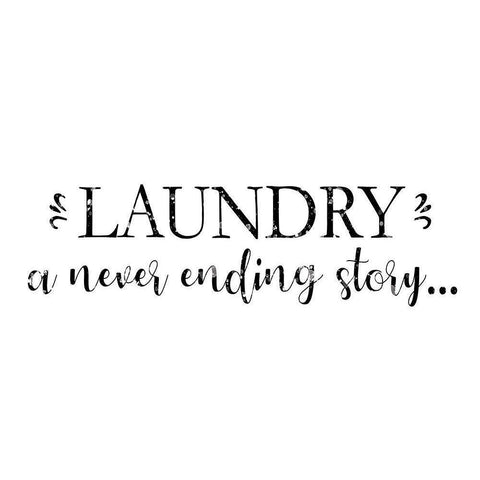 Laundry Words 5 Black Modern Wood Framed Art Print with Double Matting by Brown, Victoria