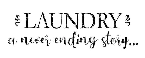 Laundry Words 5 White Modern Wood Framed Art Print with Double Matting by Brown, Victoria