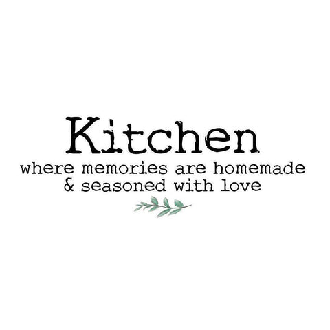 Kitchen Words 5 Black Modern Wood Framed Art Print with Double Matting by Brown, Victoria