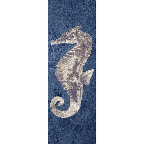 Sea Horse Adventurer 1 Black Modern Wood Framed Art Print with Double Matting by Brown, Victoria