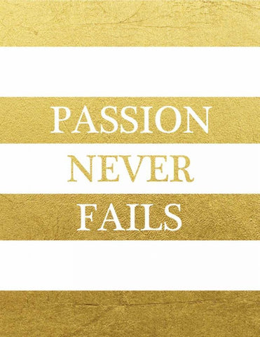 Passion Never Ends Black Ornate Wood Framed Art Print with Double Matting by Brown, Victoria