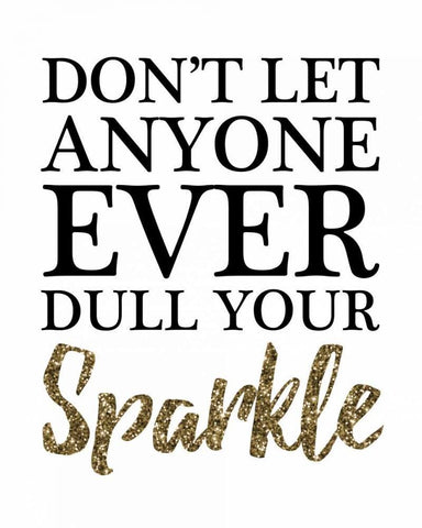 Your Sparkle White Modern Wood Framed Art Print with Double Matting by Brown, Victoria