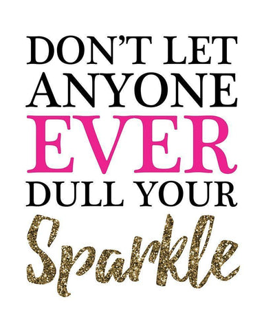 Sparkle Hotpink Black Ornate Wood Framed Art Print with Double Matting by Brown, Victoria