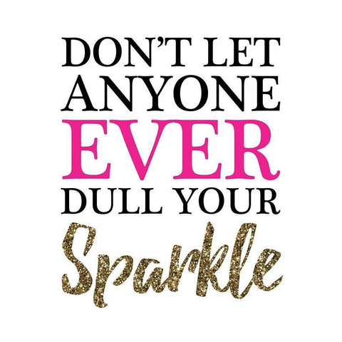 Sparkle Hotpink Black Modern Wood Framed Art Print by Brown, Victoria