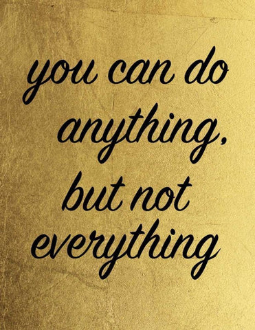 Golden Everything Black Ornate Wood Framed Art Print with Double Matting by Brown, Victoria