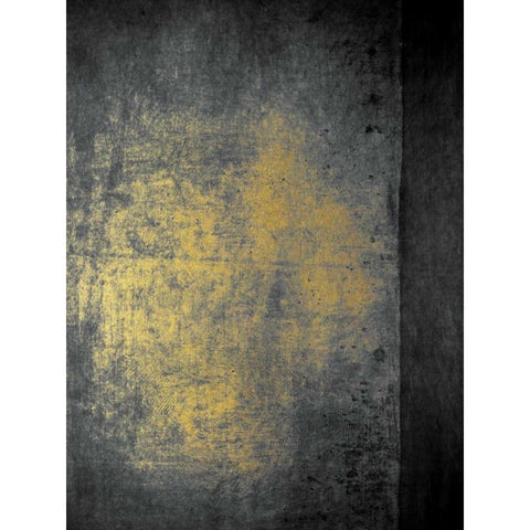 Abstract Grunge 1 Black Modern Wood Framed Art Print with Double Matting by Brown, Victoria