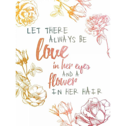 Always Be Love Gold Ornate Wood Framed Art Print with Double Matting by Brown, Victoria