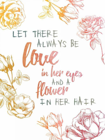 Always Be Love Black Ornate Wood Framed Art Print with Double Matting by Brown, Victoria