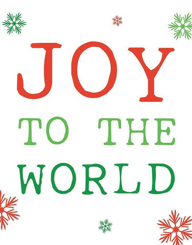 Joy to the World Black Ornate Wood Framed Art Print with Double Matting by Brown, Victoria
