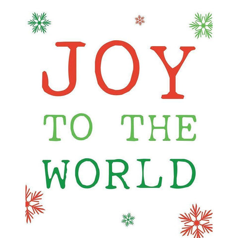 Joy to the World Gold Ornate Wood Framed Art Print with Double Matting by Brown, Victoria