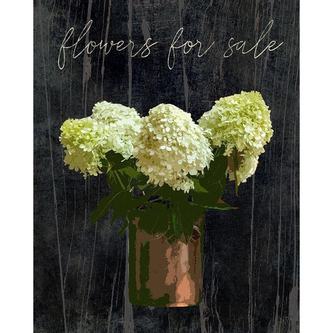 Flowers White Modern Wood Framed Art Print by Brown, Victoria