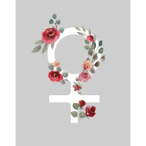 Femme 1 Black Modern Wood Framed Art Print by Brown, Victoria