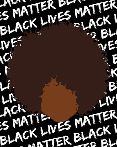 BLM 8 Black Ornate Wood Framed Art Print with Double Matting by Brown, Victoria